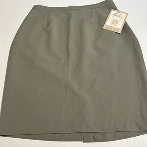 Classic Olive Pencil Skirt